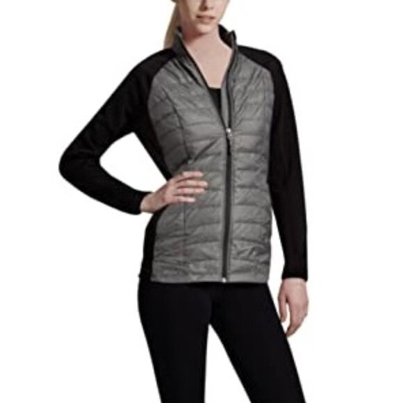 32 DEGREES HEAT ULTRA LIGHT MIXED MEDIA JACKET - Picture 1 of 5